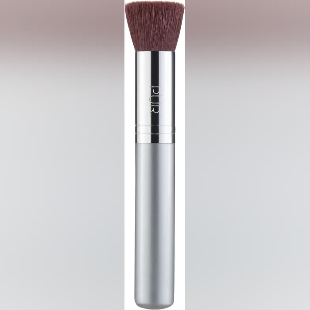 New Pur Minerals Chisel Makeup Foundation Powder Blush Brush